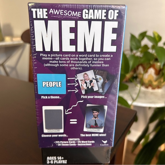 New, sealed THE AWESOME GAME OF MEME fun card game - Picture 2 of 4